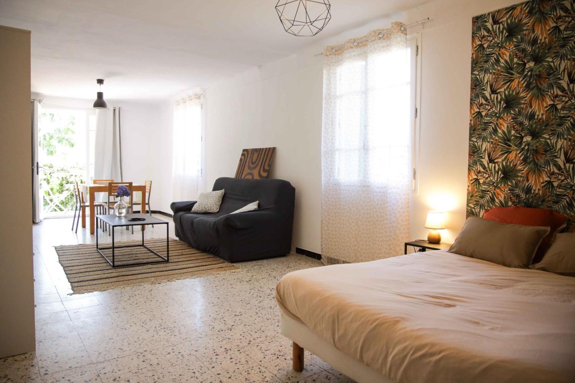 El Sola Spacieux Studio Avec Acces Jardin Et Piscine Corneilla-de-Conflent Dış mekan fotoğraf