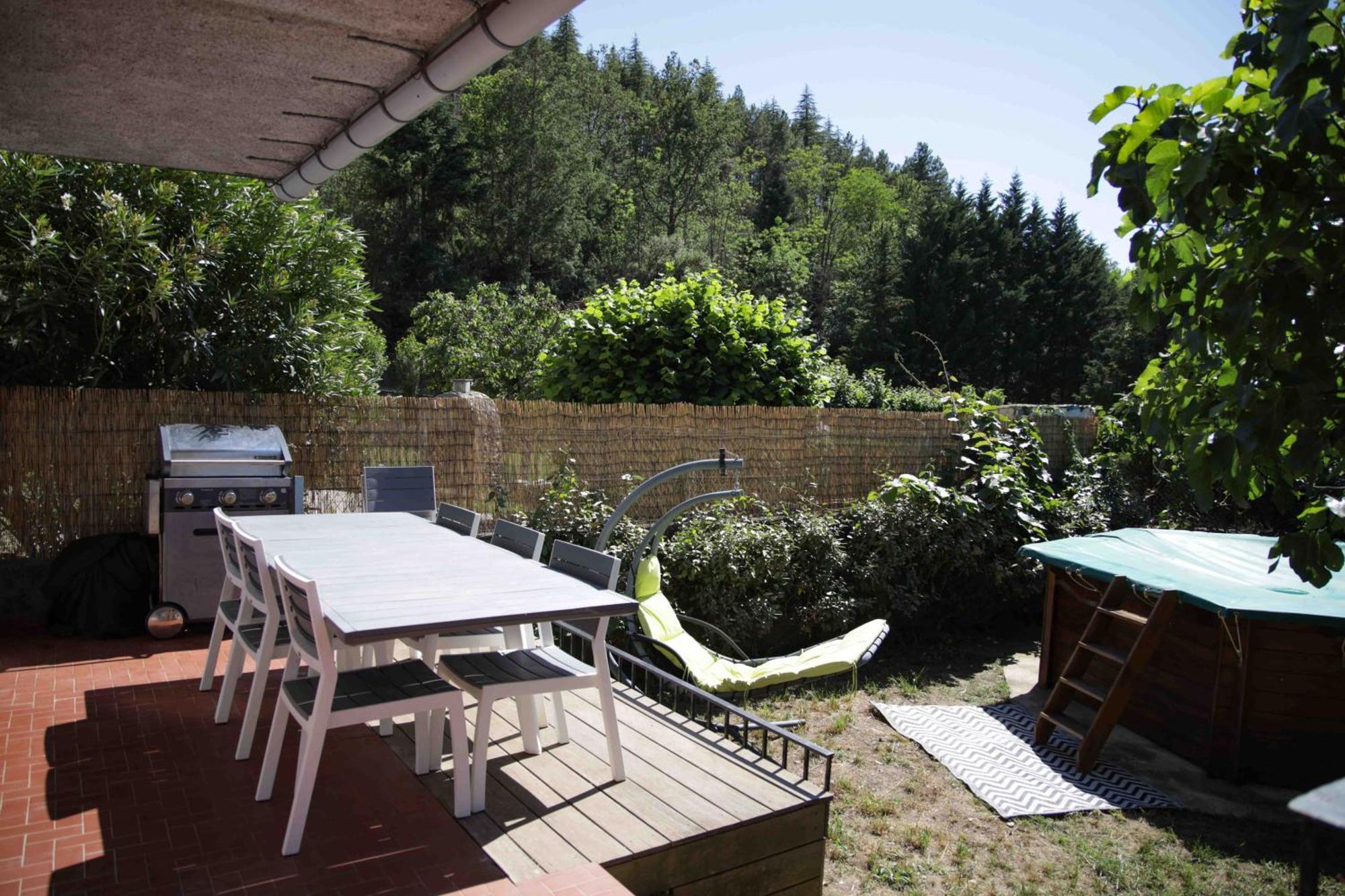 El Sola Spacieux Studio Avec Acces Jardin Et Piscine Corneilla-de-Conflent Dış mekan fotoğraf